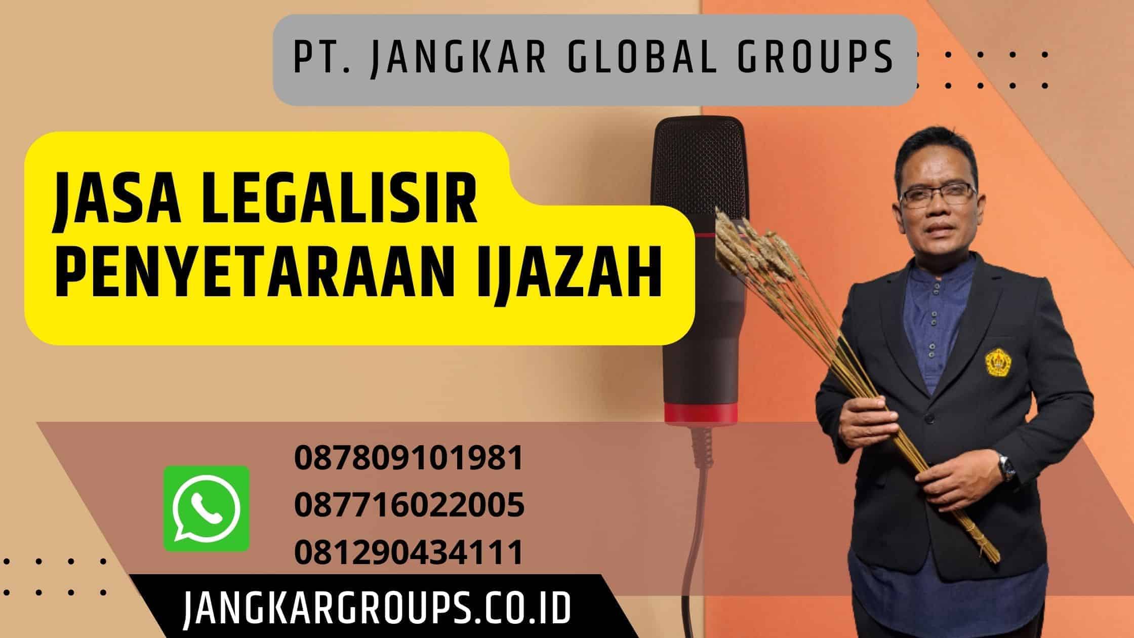 Jasa Legalisir Penyetaraan Ijazah