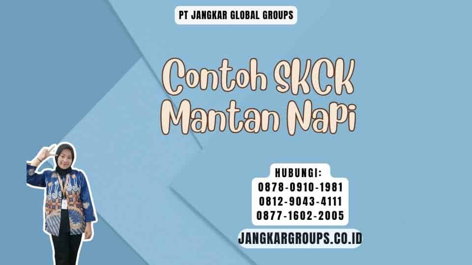 Contoh SKCK Mantan Napi