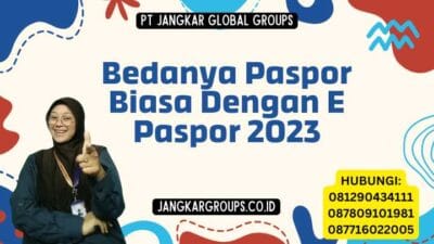 Bedanya Paspor Biasa Dengan E Paspor 2023