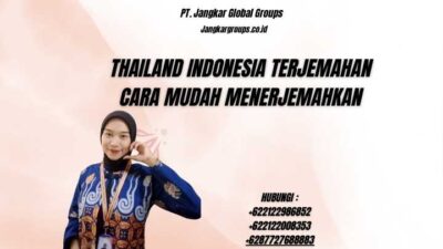 Thailand Indonesia Terjemahan Cara Mudah Menerjemahkan