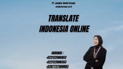 Translate Indonesia Online
