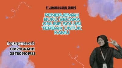 Penerjemah Buku Secara Online Solusi Terbaik Untuk Kamu