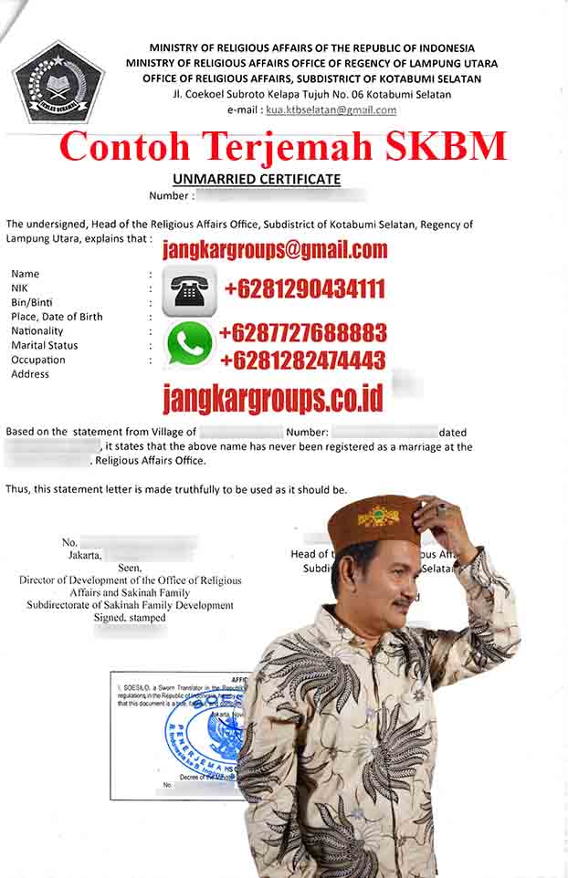 Contoh SKBM Terjemahan