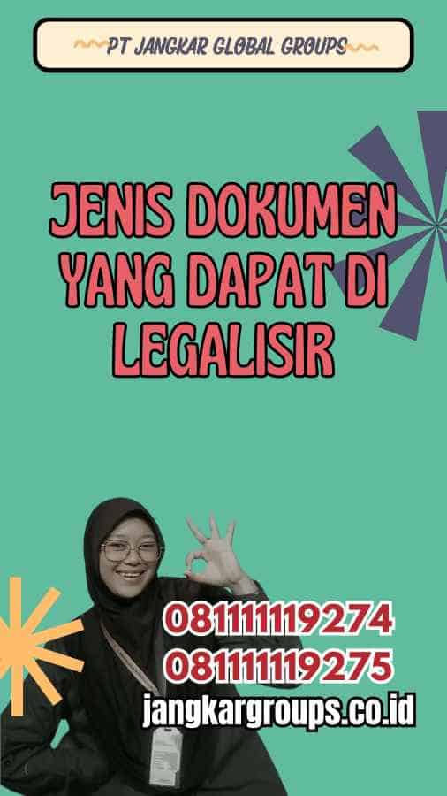 Jenis Dokumen yang Dapat Di Legalisir Teto Taiwan