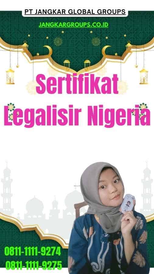 Sertifikat Legalisir Nigeria