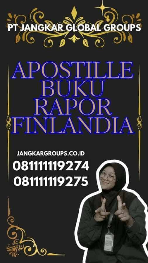 Apostille Buku Rapor Finlandia