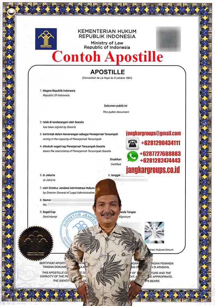 Contoh Apostille