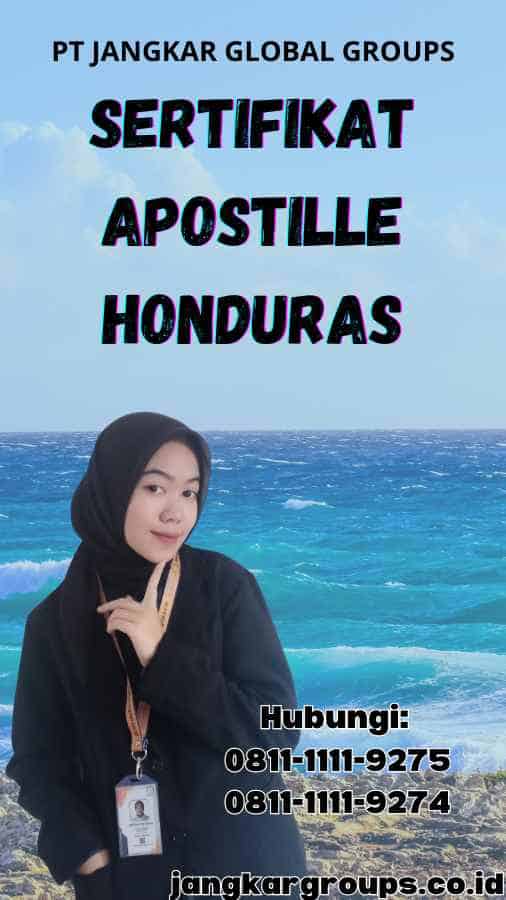Sertifikat Apostille Honduras