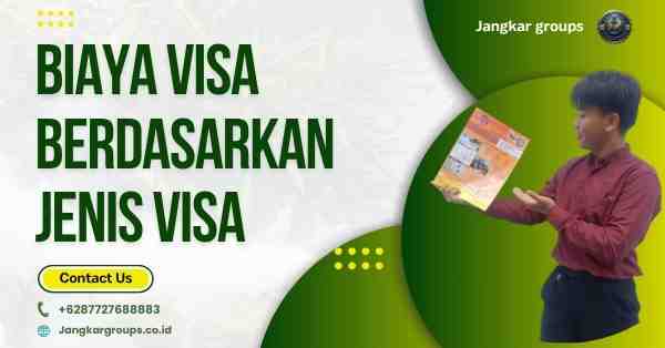 Biaya Visa Berdasarkan Jenis Visa