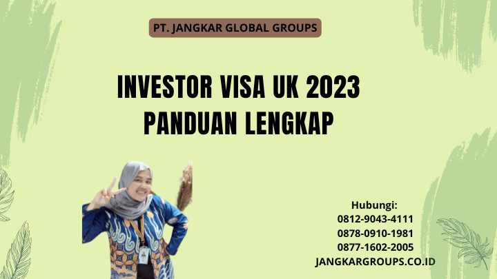 Investor Visa UK 2023 Panduan Lengkap