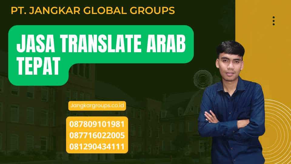 Jasa Translate Arab Tepat