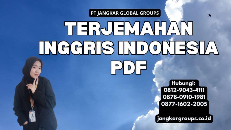 Terjemahan Inggris Indonesia Pdf