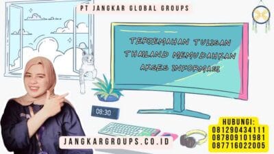 Terjemahan Tulisan Thailand Memudahkan Akses Informasi