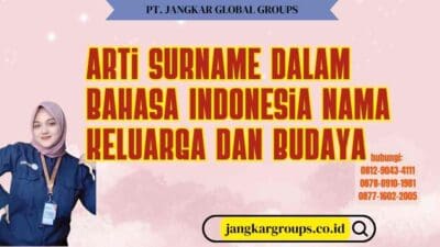 Arti Surname Dalam Bahasa Indonesia Nama Keluarga dan Budaya