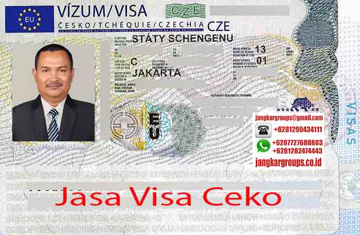 Contoh Visa Ceko