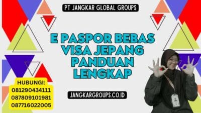E Paspor Bebas Visa Jepang Panduan Lengkap