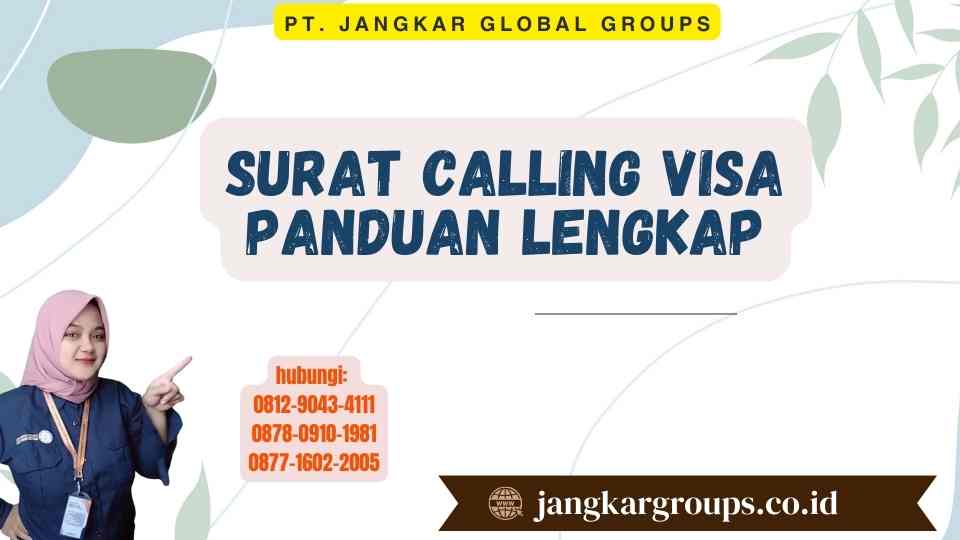 Surat Calling Visa Panduan Lengkap