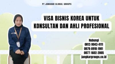 Visa Bisnis Korea Untuk Konsultan Dan Ahli Profesional