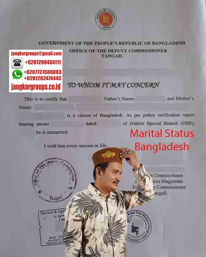 Contoh Marital Status Bangladesh