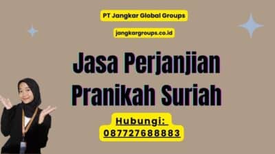 Jasa Perjanjian Pranikah Suriah
