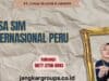 Jasa SIM Internasional Peru