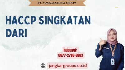 HACCP Singkatan Dari