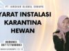 Syarat Instalasi Karantina Hewan