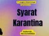 Syarat Karantina
