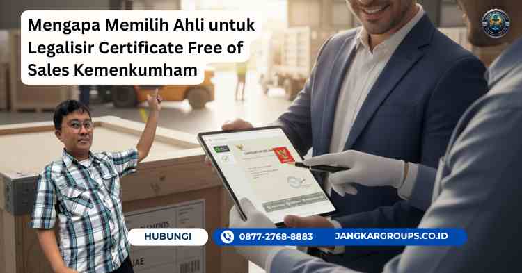 Mengapa Memilih Ahli untuk Legalisir Certificate Free of Sales Kemenkumham