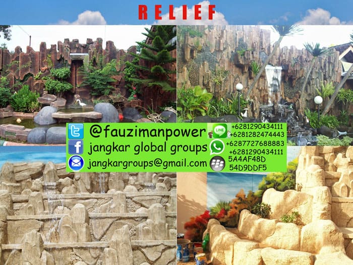 relief garden indonesia