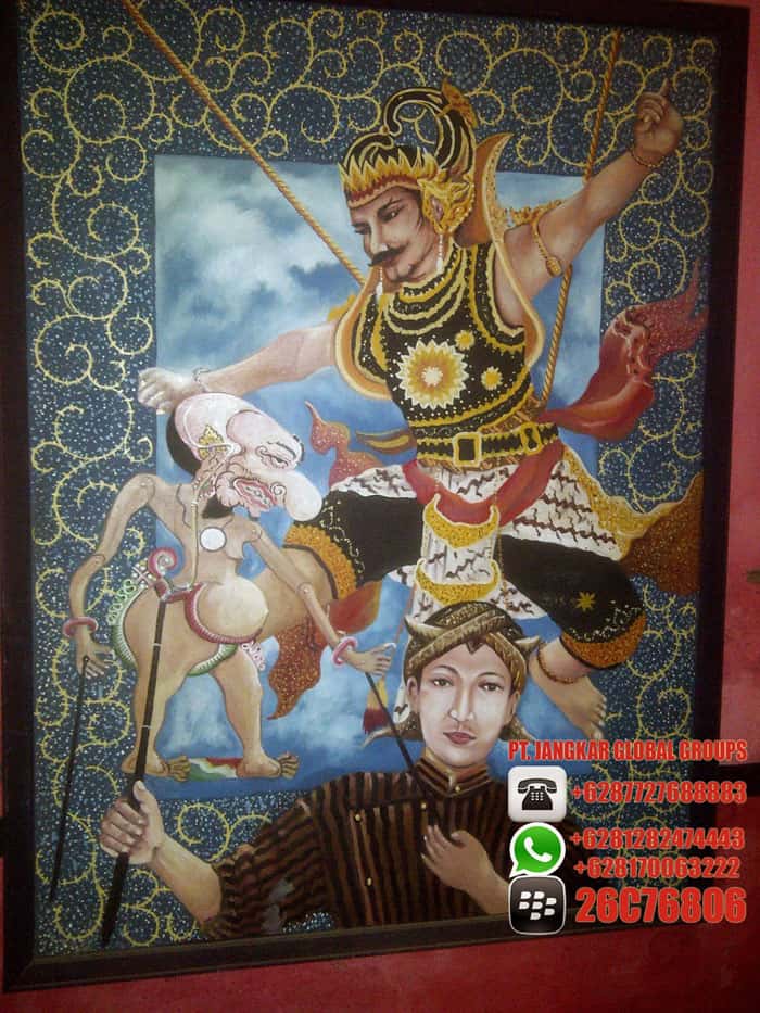 lukisan dalang wayang