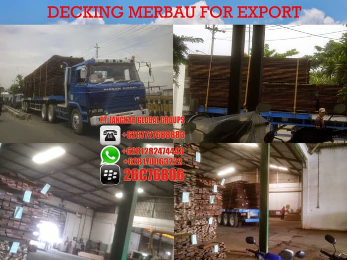 export decking merbau papua