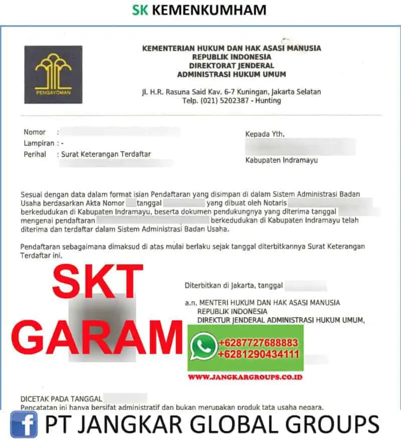 SK Kemenkumham Garam Beryodium, HOME INDUSTRI PABRIK GARAM DAPUR BERYODIUM