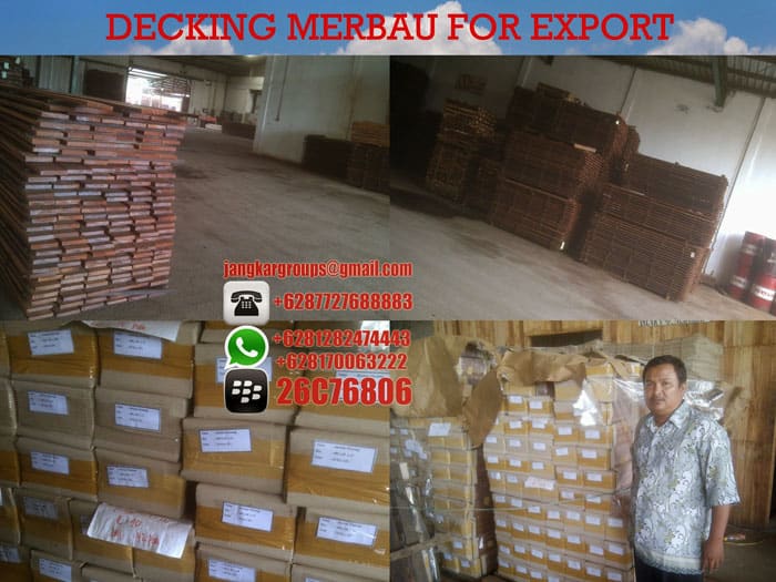 export decking merbau papua