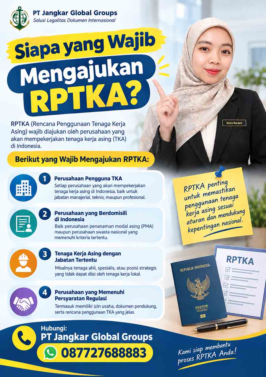 Siapa yang Wajib Mengajukan RPTKA Siapa yang Wajib Mengajukan RPTKA