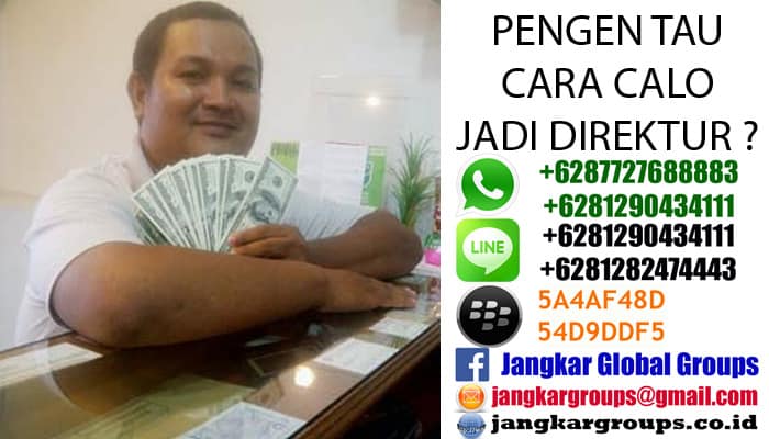 calo jadi direktur utama