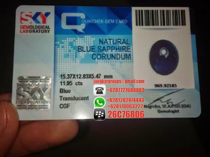 blue sapphire jual beli gemstone