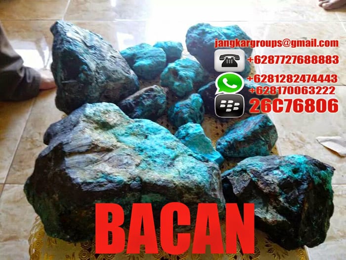 jual beli bacan gemstone