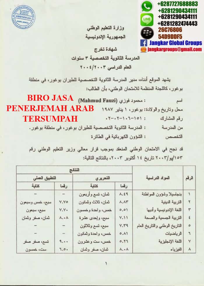 nem-arab, LEGALISIR IJASAH DI KEDUTAAN UAE