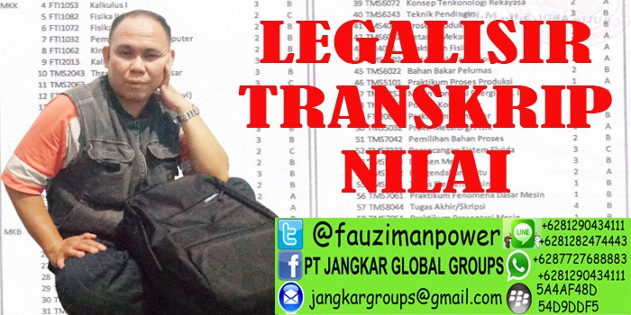 legalisir transkrip nilai