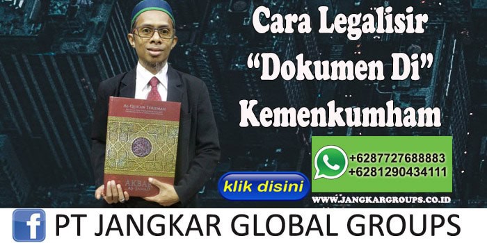 Cara legalisir dokumen kemenkumham