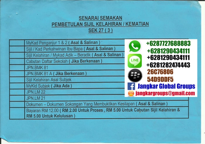 senarai-semakan-pembetulan-sijil-kelahiran