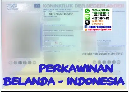 pasport wna belanda, Persyaratan Menikah Di Belanda