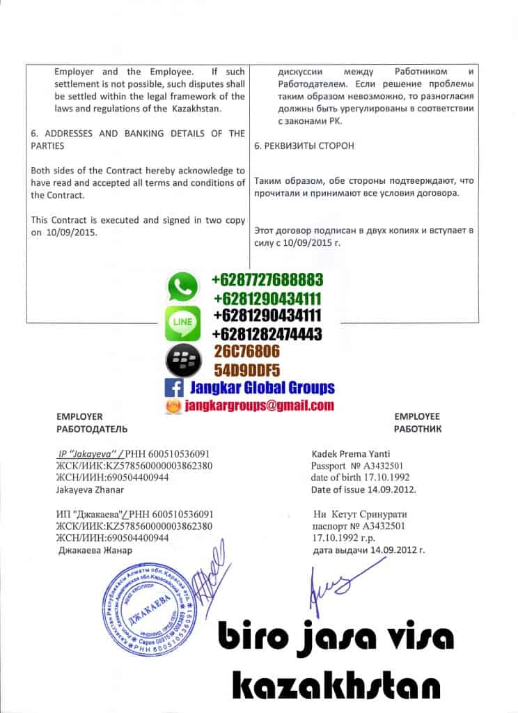 kontrak kerja kazakhstan p4