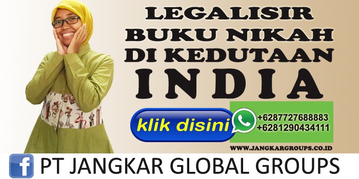 legalisir buku nikah di kedutaan india