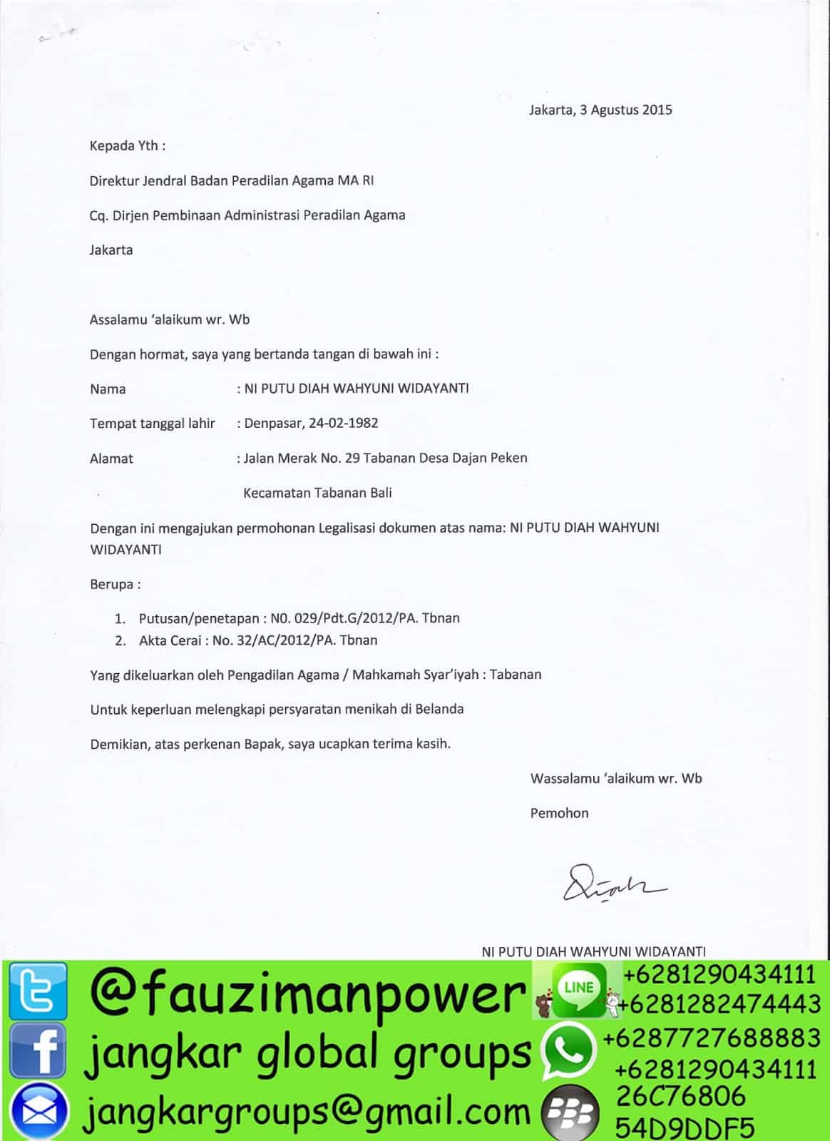 surat permohonan badilag surat permohonan badilag