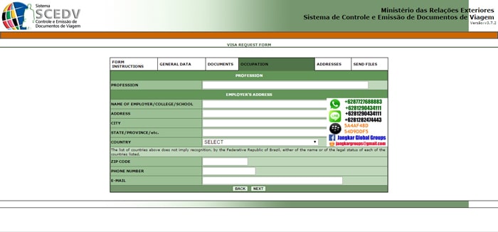 form-visa-brazil3, VISA KERJA BRAZIL