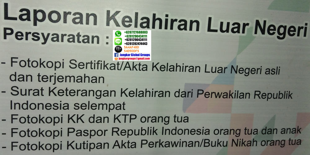 laporan kelahiran luar negeri