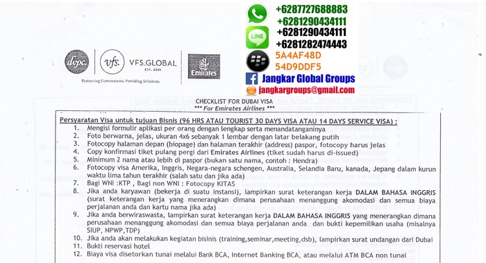 persyaratan visa bisnis ke uae