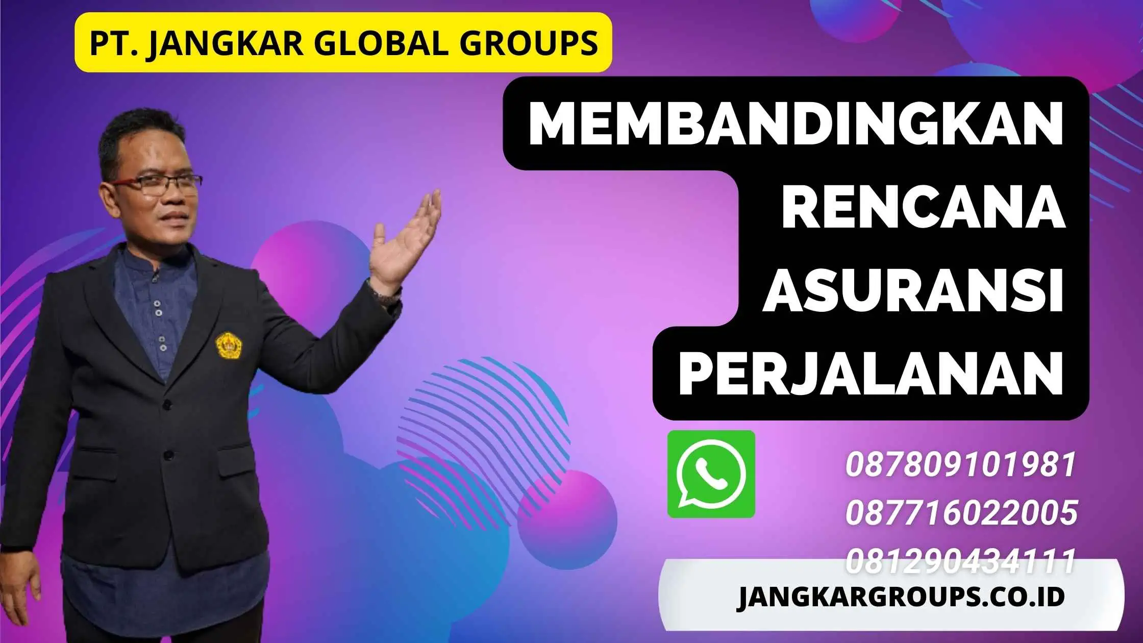 Membandingkan rencana asuransi perjalanan